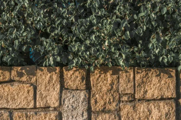 Segmental concrete-block retaining wall